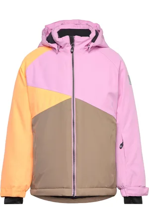 Color Kids Ski Jacket - Colorblock Pink