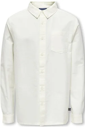 ONLY Kobrasmus L/S Oxford Shirt Wvn White