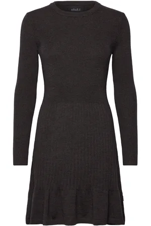 Ella&il Oline Merino Dress Brown