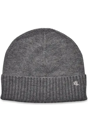 Ralph Lauren Wool-Blend Beanie Grey