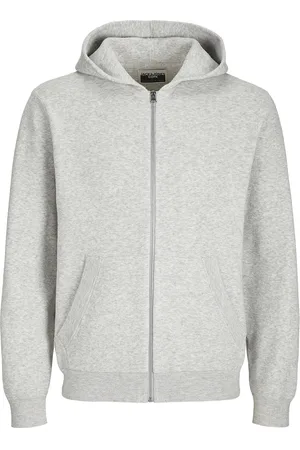 JACK & JONES Jcocaleb Knit Zip Hoodie Bf Jack & J S Grey