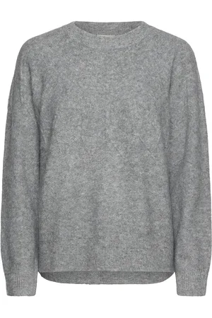 Freequent Fqgalaxy-Pullover Grey