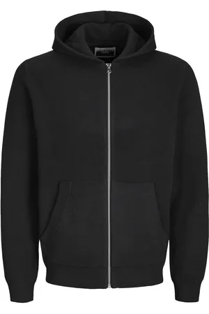 JACK & JONES Jcocaleb Knit Zip Hoodie Bf Jack & J S Black