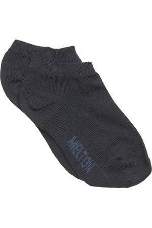 Melton Cotton Sneaker Socks Black