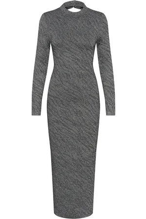 Gestuz Pillagz Long Dress Grey