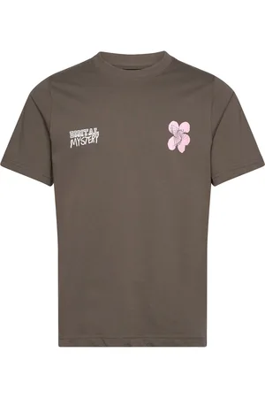Mads Norgaard Cotton Jersey Frode Digital Mystery Tee Brown