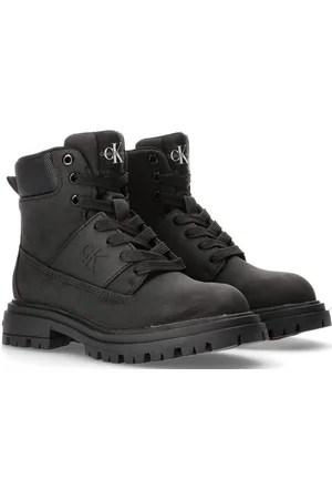 Calvin Klein Jeans Kids Lace-Up Bootie Black