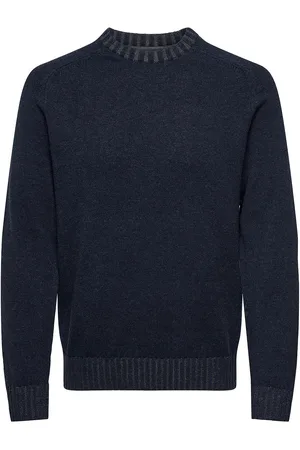 Only & Sons Onseddy Reg 7 Wool Crew Knit Navy