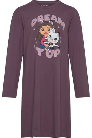 Minymo Nightdress Ls Burgundy