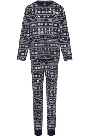 NAME IT Nknvismas Ls Nightset Navy