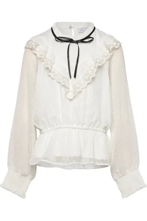 Lindex Blouse White With Bow White