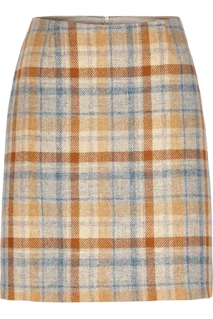 Newhouse Connie Tweed Skirt Beige