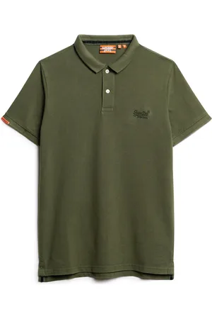 Superdry Vint Destroy Polo Green