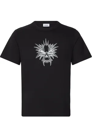 Weekday Boxy Lightweight Graphic T-Shirt Black