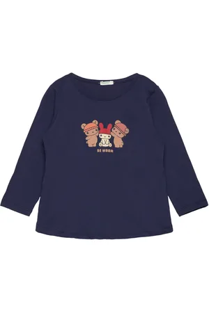Benetton T-Shirt L/S Navy