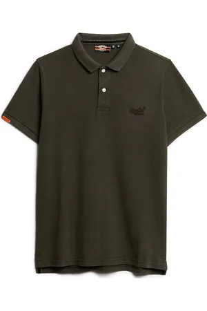 Superdry Vint Destroy Polo Green