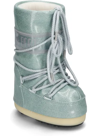 Moon Boot Mb Icon Jr Glitter Blue