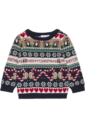 NAME IT Nbnrille Ls Knit Navy