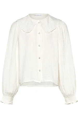 MANGO Embroidered Detail Shirt White
