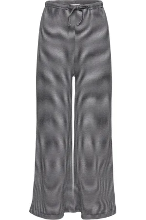Mads Norgaard 2X2 Cotton Stripe Verona Pants Grey