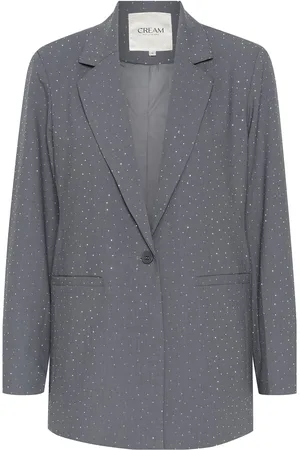 Cream Crcarol Blazer Grey