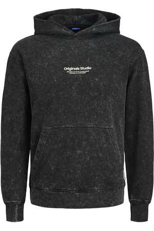 JACK & JONES Jorvesterbro Wash Sweat Hood Aw Jnr Jack & J S Black