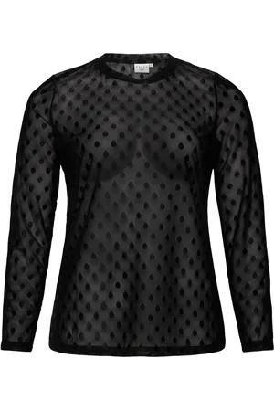 Kaffe Kcninna Ls T-Shirt Black