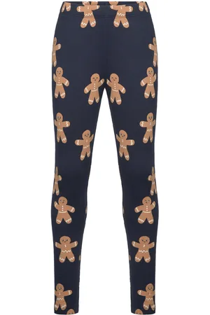 Lindex Leggings Gingerbread Aop Navy