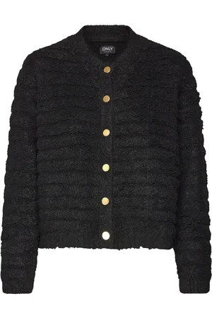 ONLY Onlandrea Life Ls O-Neck Cardigan Knt Black