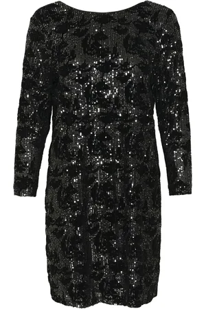 Kaffe Kagritt Sequin Dress Black