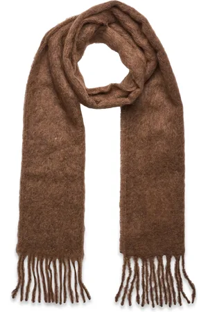 Filippa K Alpaca Mohair Blend Scarf Brown