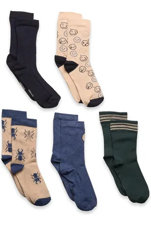 Minymo Socks W. Pattern Blue