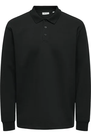 Only & Sons Onsbernard Rlx Ls Polo Black
