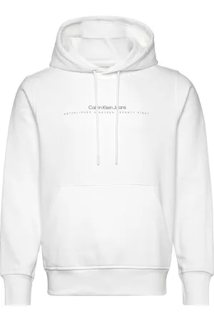Calvin Klein Minimal Logo Hoodie White