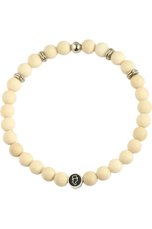 EDD Beads Bracelet 6Mm Cream