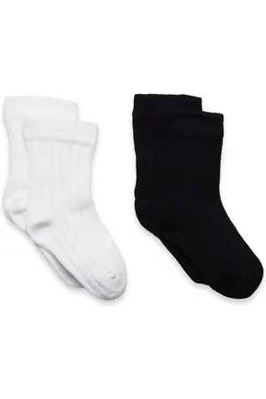 Minymo Ankle Sock - Rib White