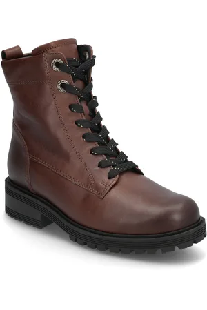 Gabor Laced Ankle Boot, Warmlining Brown