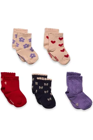 Minymo Socks W. Pattern Pink