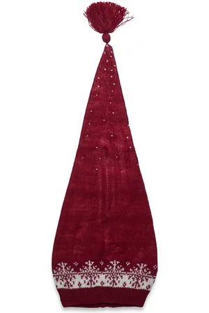 Mikk-Line Christmas Hat Jacquard Red