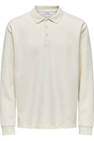 Only & Sons Onsbernard Rlx Ls Polo Cream