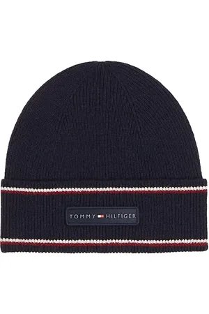 Tommy Hilfiger Th Corp Lambs Wool Beanie Navy