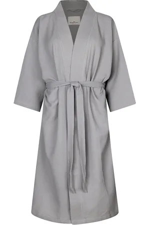 By Mogensen Badekåbe Grey Waffle Grey