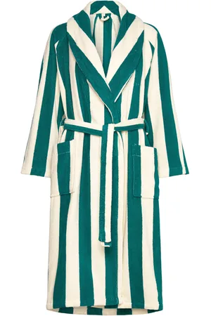 GANT Stripe Robe Green