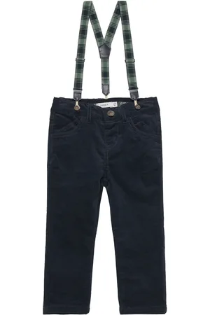 NAME IT Nmmryan Slim Cord Pant W Bra 9666-Yy R Navy