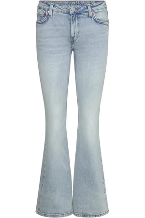 Weekday Low Flared Jeans Blue