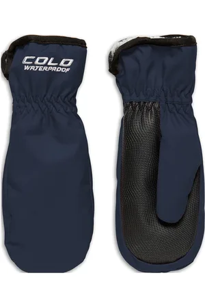 Cold Soft Shell Mitten Jr Navy