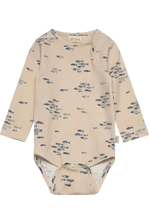 Petit Piao Body L/S Printed Beige