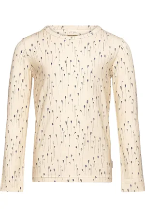 Petit Piao T-Shirt L/S Printed Cream