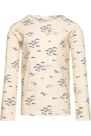 Petit Piao T-Shirt L/S Printed Beige