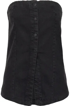 Norr Ninni Long Tube Top Black